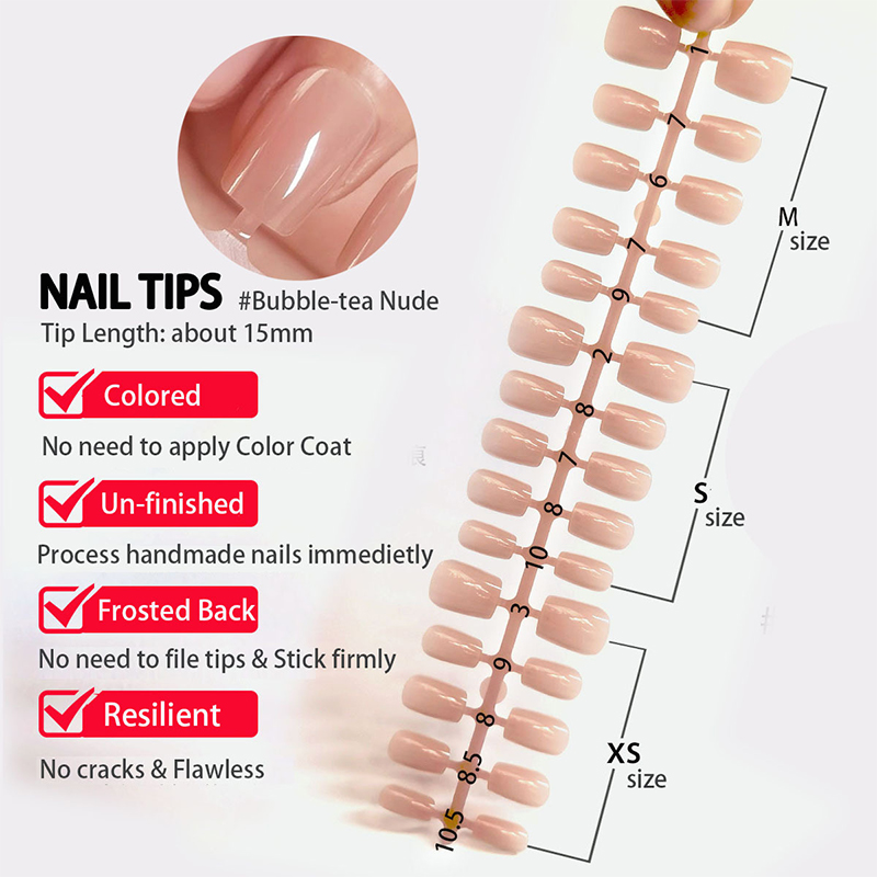 Falso Médio Caixão Unhas Posti - Nail Art Pink avaliação e preço