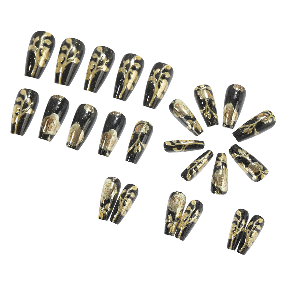 Unhas falsas 3d para mulheres, - Nail Art Press On avaliação e preço