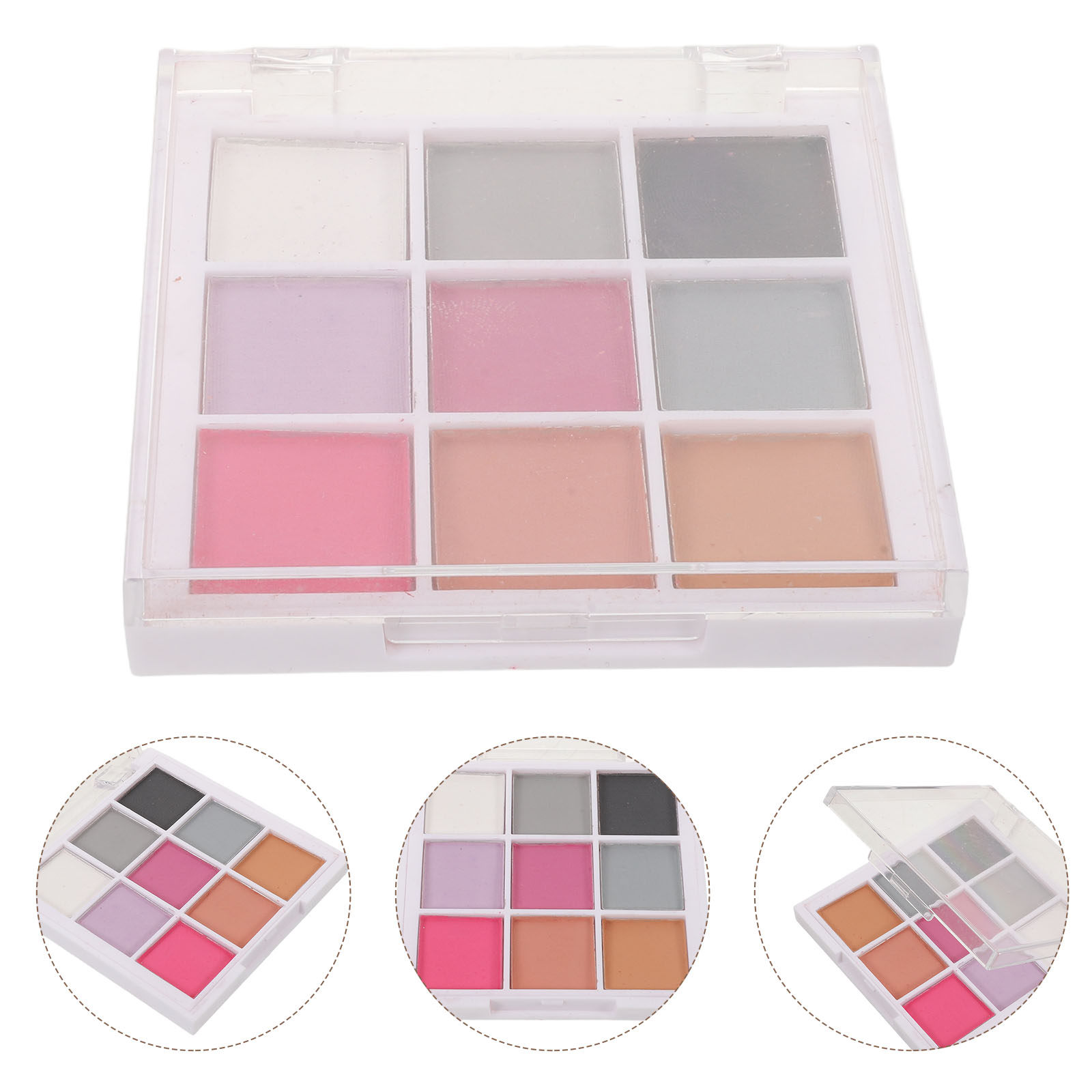 Paleta de Pó Pigmentado Sólido - Nail Art Ombre avaliação e preço