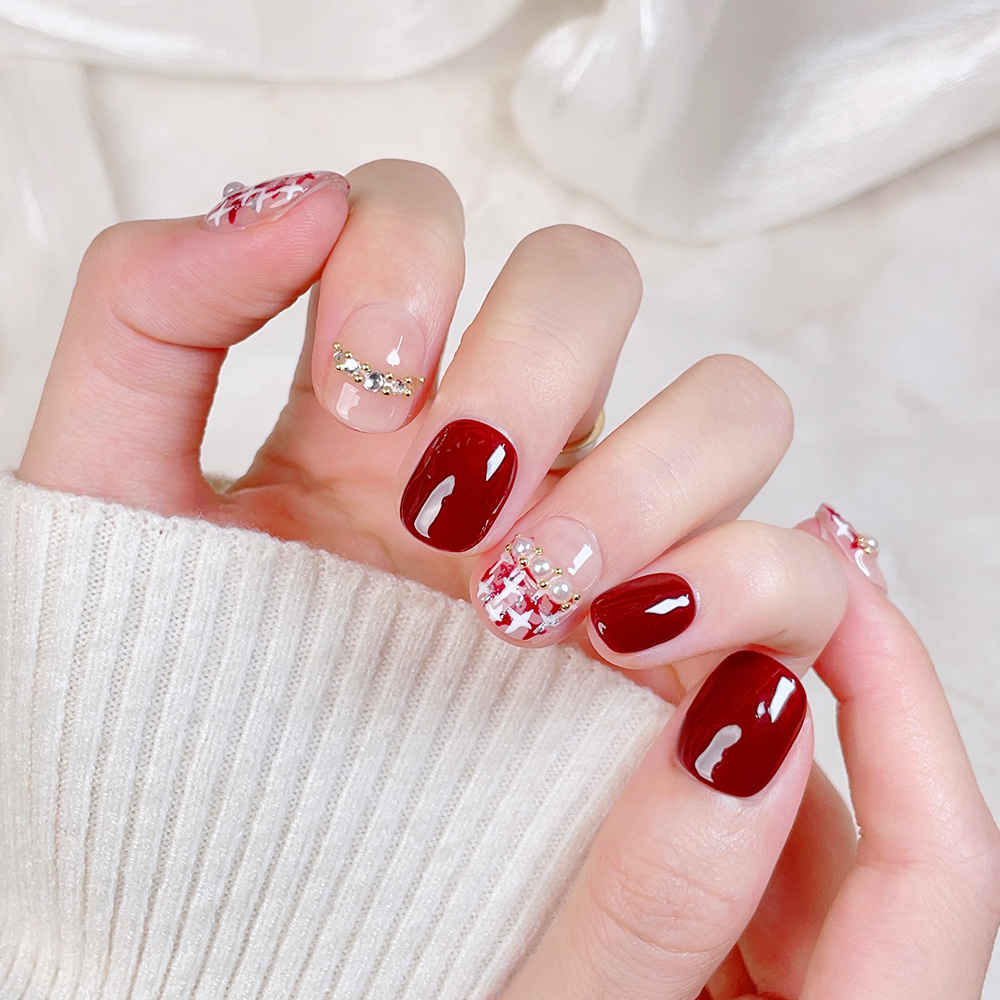 Kit de 10 Unidades de Unhas Po - Nail Art Press On avaliação e preço