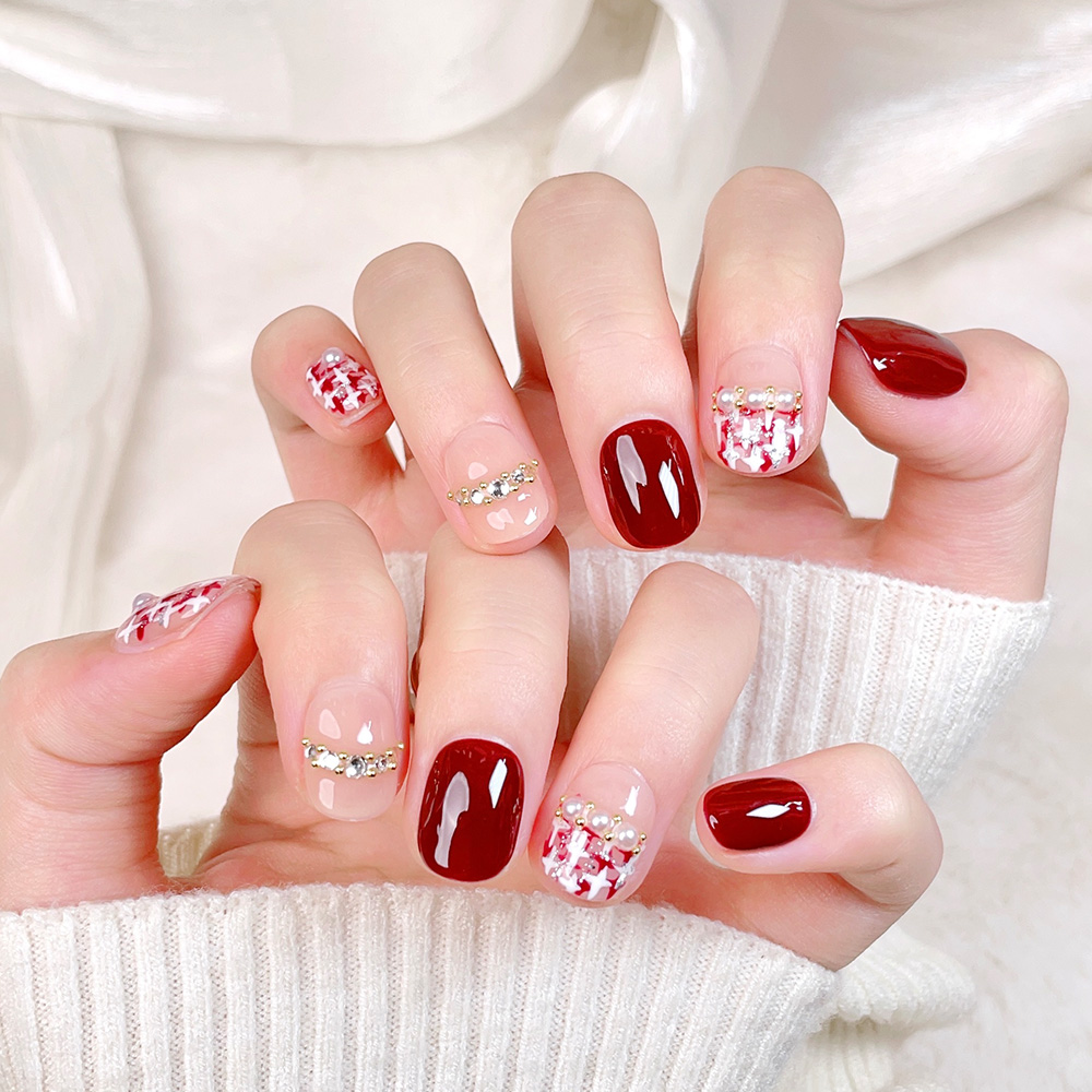Kit de 10 Unidades de Unhas Po - Nail Art Press On avaliação e preço